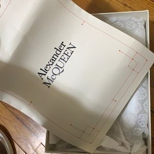 white and black Alexander McQueens. euro size 40.